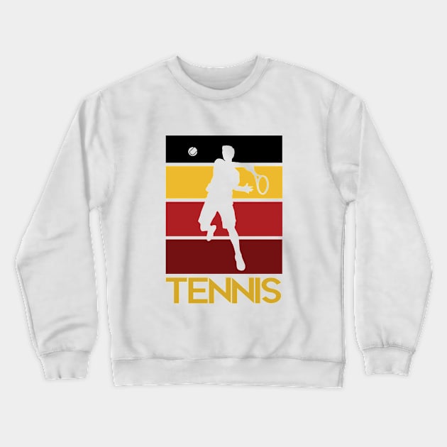 Retro Tennis Crewneck Sweatshirt by FK-UK